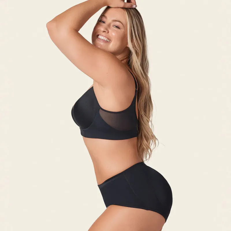 Leonisa Magic Butt Lift Padded Panty Black