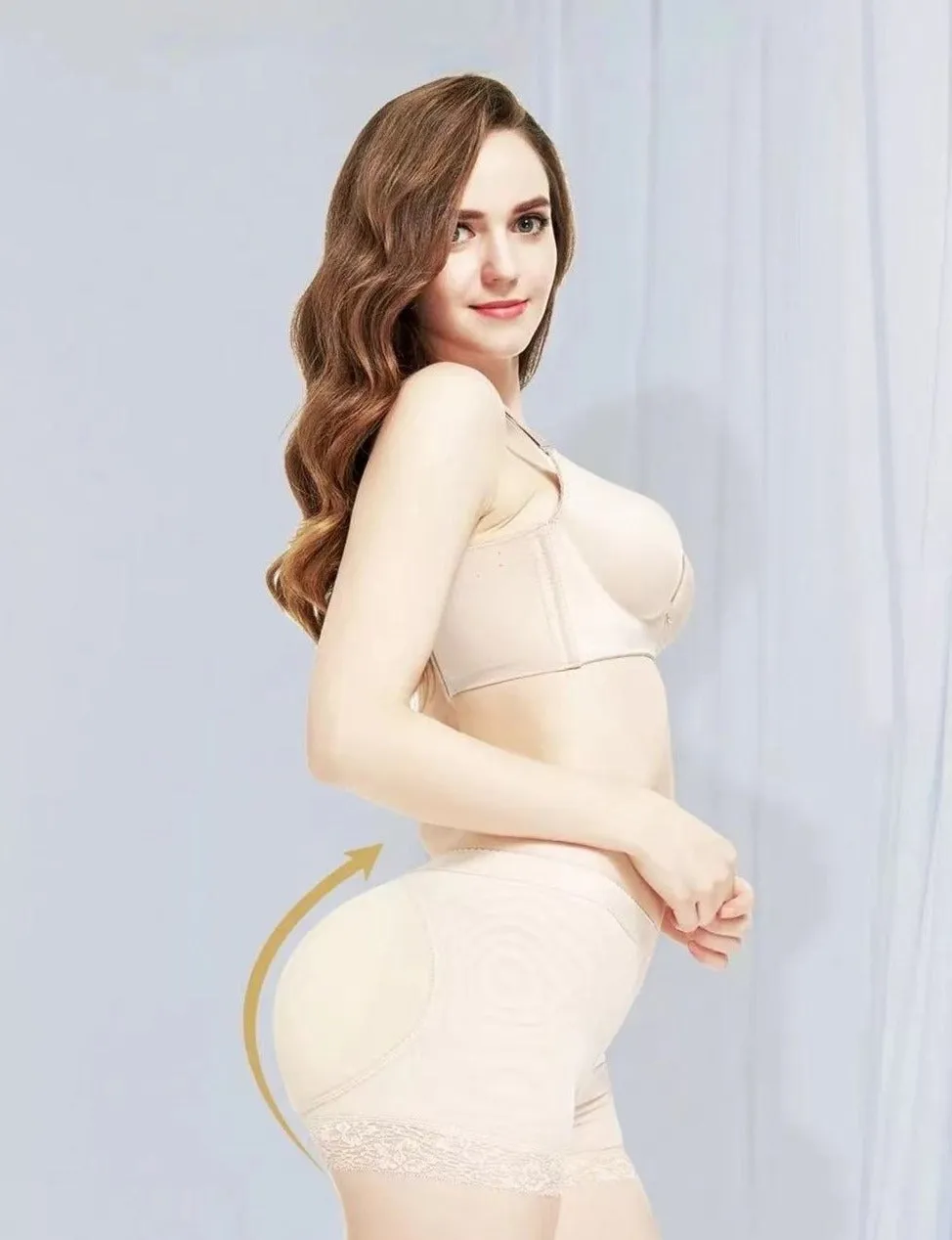 Padded Butt Lifter Shaping Shorts